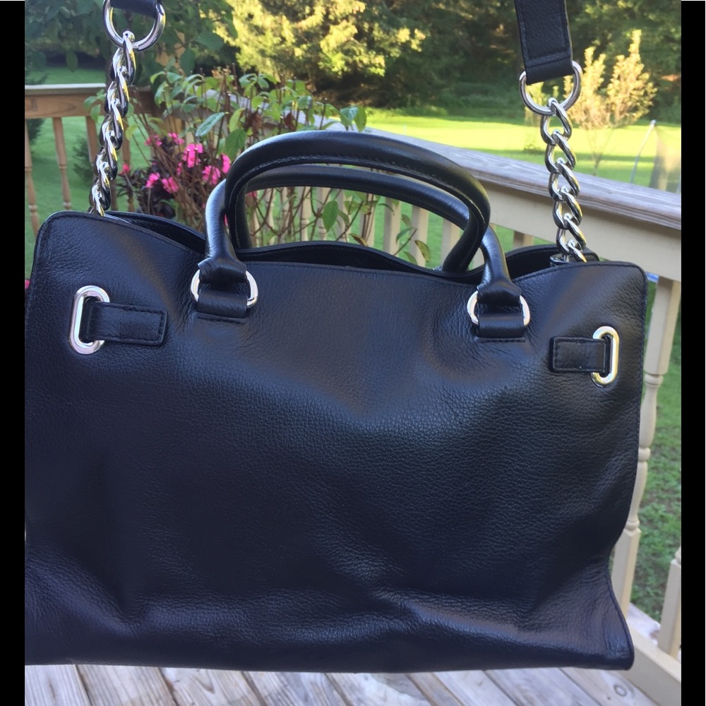 MICHAEL Michael Kors Black Leather Bag - Picture 3 of 9